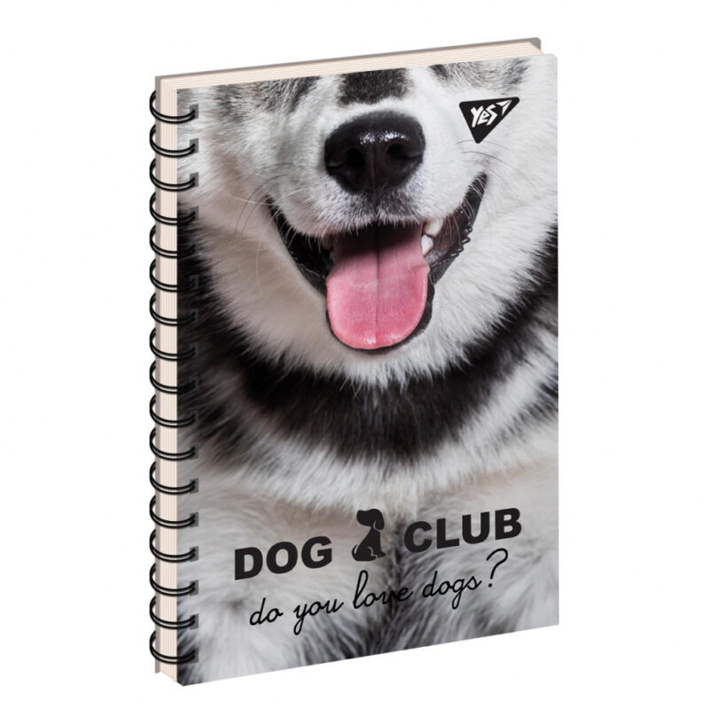 Зошит для записів 144 аркуші, клітинка. Pets Club. YES 681712 (4823092253965) (475631)