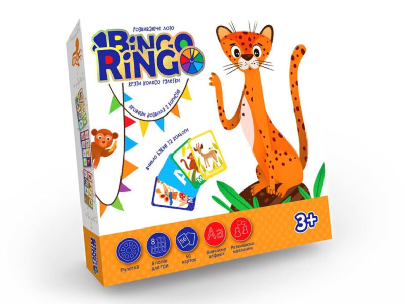 Розвиваюче лото. Bingo Ringo (Укр) Danko Toys GBR-01-01U (4823102804316) (350672) - Зображення 3