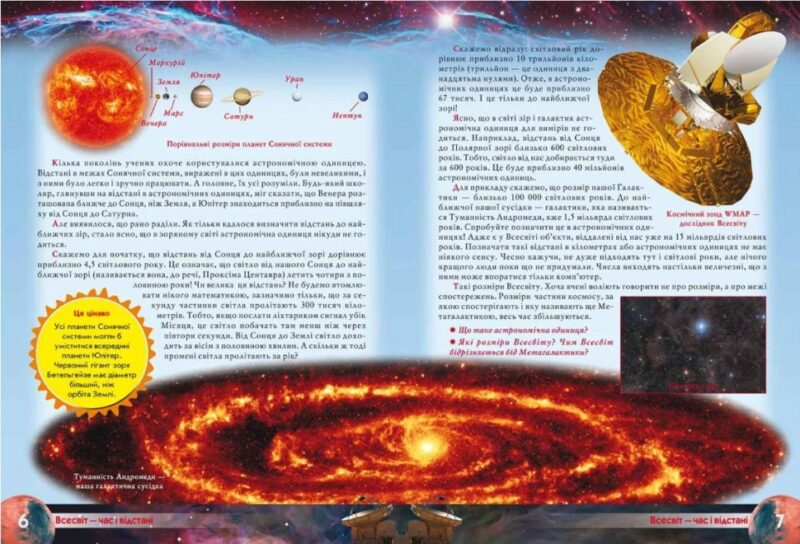 Атлас Всесвіту для дітей (Укр) Кристал Бук (9786177270804) (291645) - Зображення 2