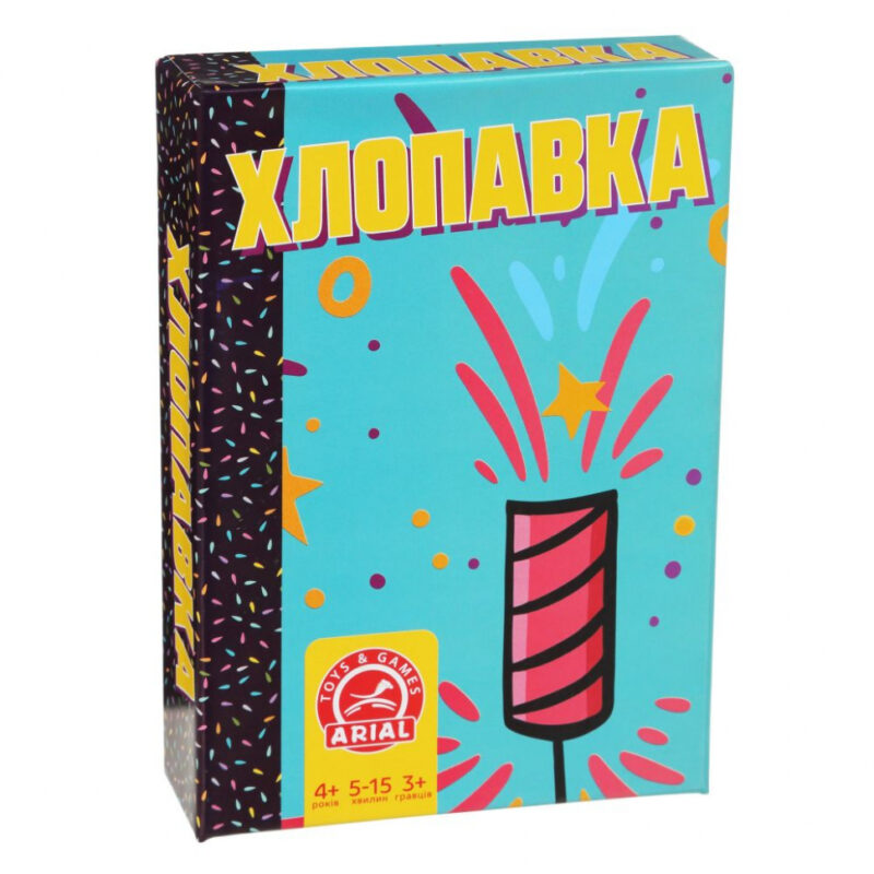 Хлопавка. Гра настільна (Укр) Arial (2000073729158) (470824)