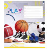 Зошит шкільний у клітинку. 12 аркушів. Time for play (Укр) Школярик 00-00073677 (4820006470432) (479702) - Зображення 2
