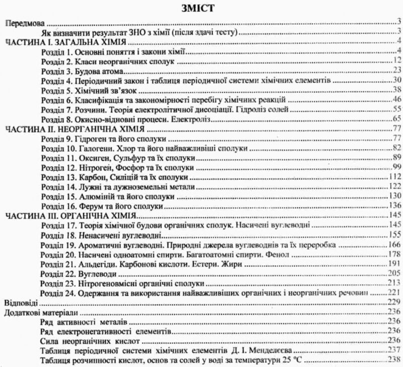 ЗНО Хімія. Збірник тестових завдань. Березан О. (Укр) ПІП (9789660739994) (477287) - Зображення 3