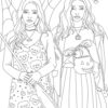 #girls#fashion#party. Книги для дозвілля. Розмальовка (Укр) Жорж (9786178023515) (482470) - Зображення 4