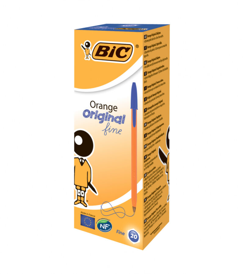 Ручка кулькова синя. Orange BIC (482187) - Зображення 3