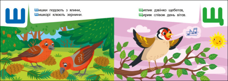 Абетка в лісі. Кишенькова абетка. Муренець О.Г. (Укр) Ранок (9789667510855) (484530) - Зображення 5