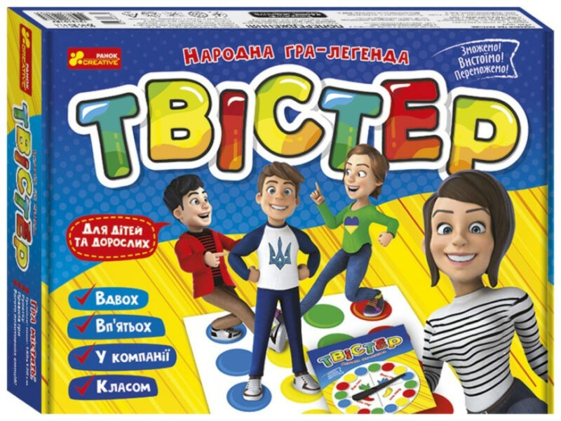 Гра Твістер (Укр) Ranok-Creative (4823076146085) (349473)