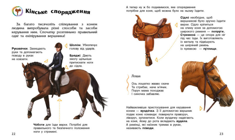 Коні. Енциклопедія дошкільника. Каспарова Ю.В. (Укр) Ранок (9786170977816) (489605) - Зображення 4