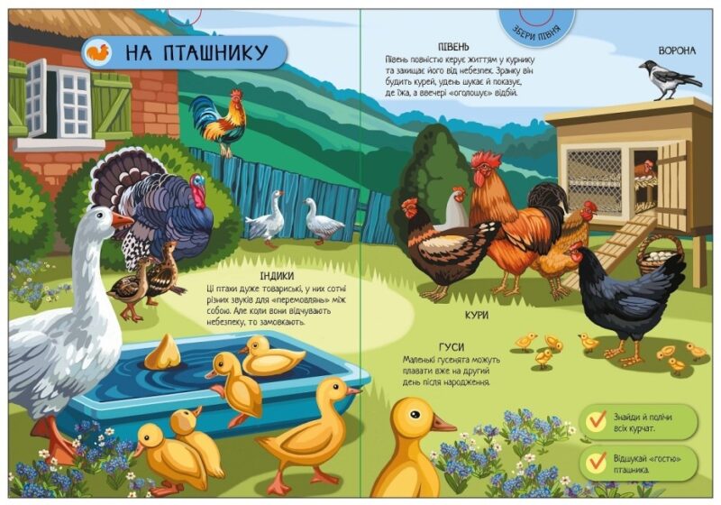 Велика ігрова енциклопедія. Свійські тварини. Толмачова А. (Укр) Ранок (9789667507817) (473387) - Зображення 4