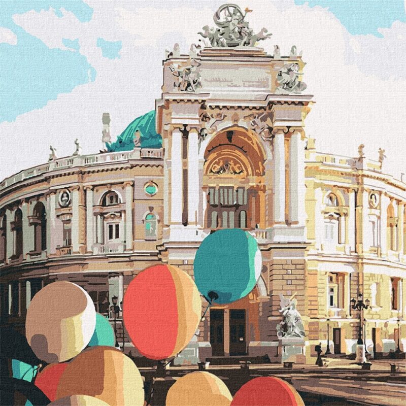 Перлина біля моря. Картина за номерами. 40х50 см Ідейка (4823104300403) (445525)