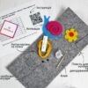 Обкладинка для паспорту з равликом. Набір для творчості. Вироби з фетру (Укр) Умняшка (4820129201722) (455720) - Зображення 3