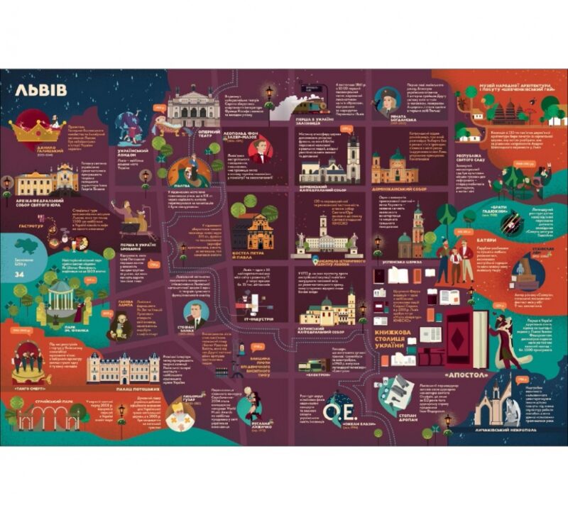 Книга-мандрівка. Україна. Тараненко І., Курова Ю., Воробйова М., Лешак М. (Укр) Книголав (9786177563012) (307676) - Зображення 4