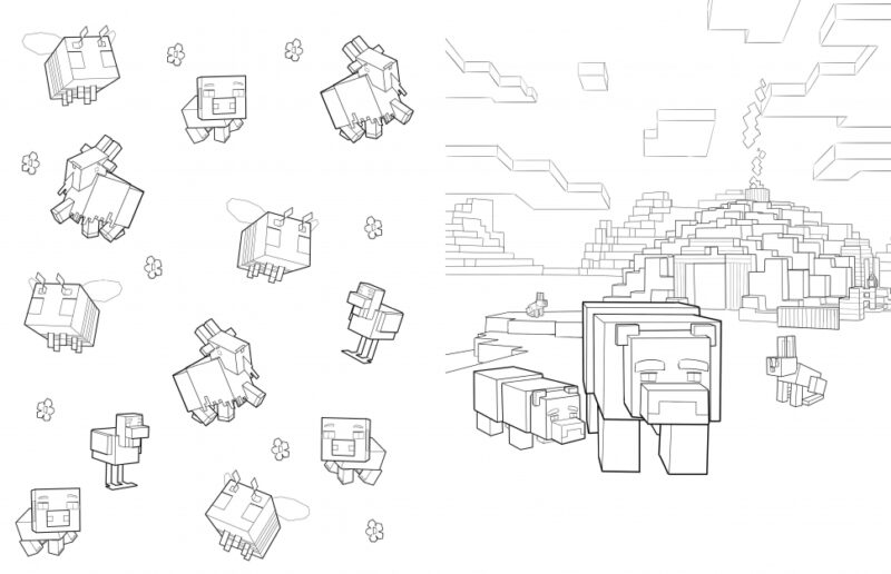 MINECRAFT Офіційна розмальовка пригод. (Укр) Артбук (9786175230541) (506429) - Зображення 3