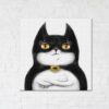 Котик Бетмен. Маріанна Пащук. Постер на полотні 30х30 см (Укр) Brushme (9995482109574) (496012) - Зображення 3