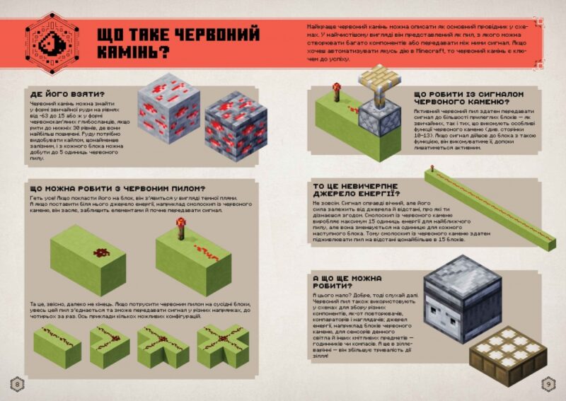 Minecraft. Посібник з червоного каменю. Томас Макбраєн (Укр) Артбукс (9786175231548) (524239) - Зображення 2