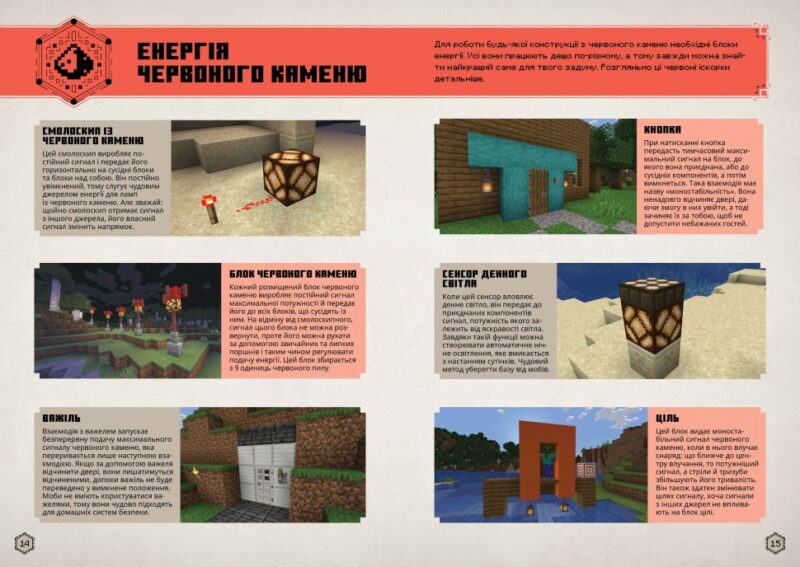 Minecraft. Посібник з червоного каменю. Томас Макбраєн (Укр) Артбукс (9786175231548) (524239) - Зображення 5