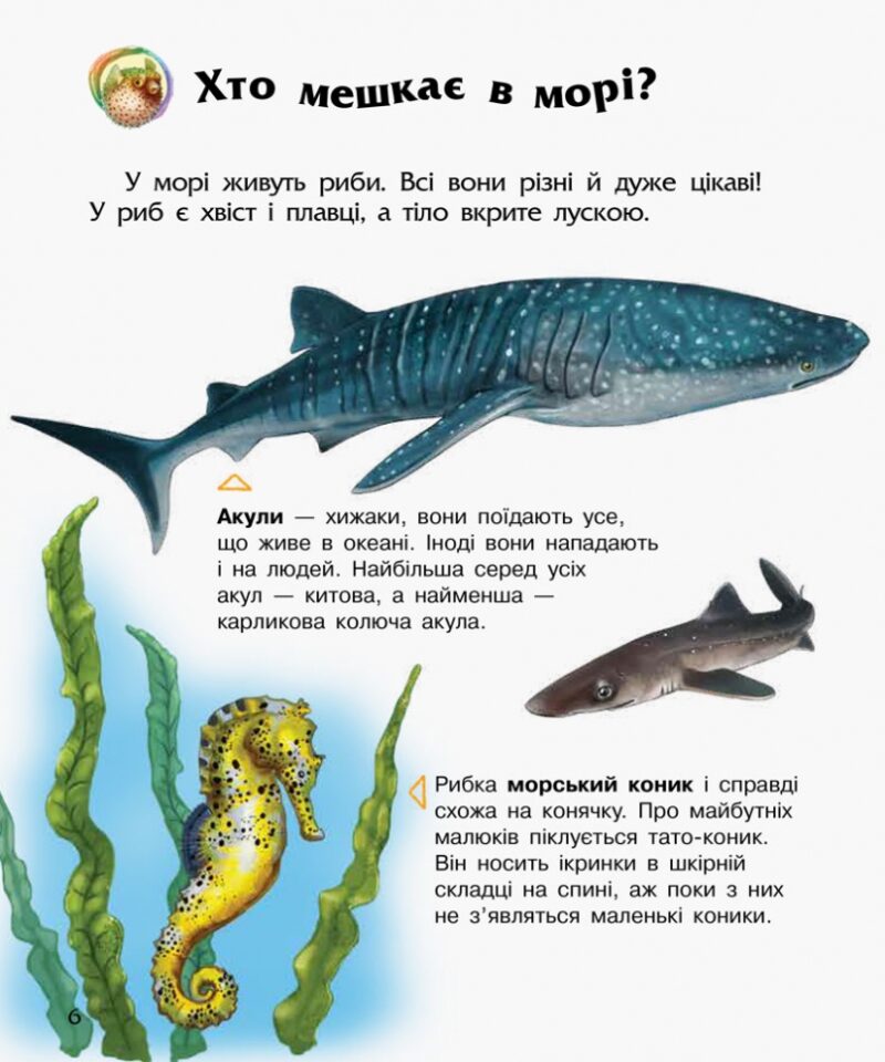 Океани та моря. Енциклопедія дошкільника – Каспарова Ю.В. (Укр) Ранок (9786170993489) (525122) - Зображення 2