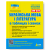 ЗНО + ДПА Українська мова і література в таблицях і схемах (Укр) Літера Л1038У (9789669450388) (432055)