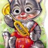 Книга на картоні Були собі звірятка: Котик Нявчик (у) Ранок А597008У (978-966-74-7781-3) (244505)