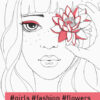 #girls#fashion#flowers. Книги для дозвілля. Розмальовка Жорж Z101031У (9786177579198) (289622)