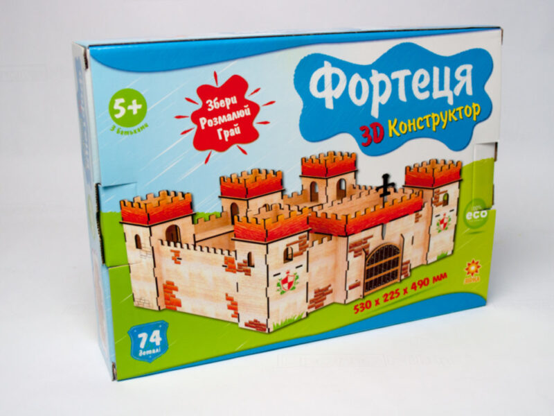 Фортеця. Дерев'яний 3Д конструктор Зірка 93887 (9785953923231) (286196) - Зображення 2