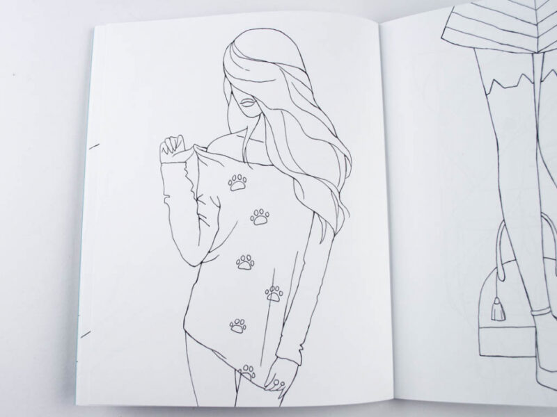 #girls#fashion#cats. Книги для дозвілля. Розмальовка Жорж Z101030У (9786177579204) (289621) - Зображення 4