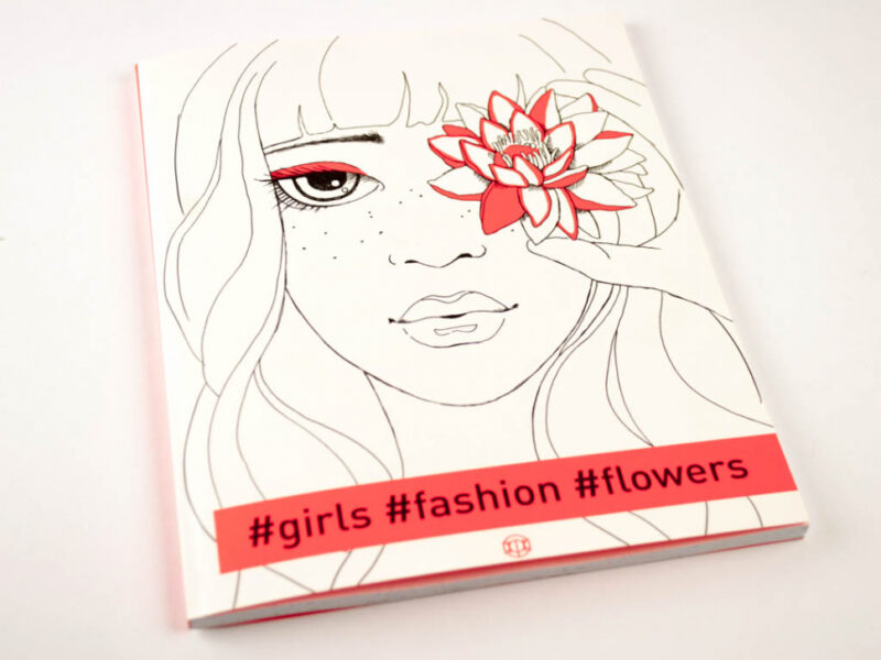 #girls#fashion#flowers. Книги для дозвілля. Розмальовка Жорж Z101031У (9786177579198) (289622) - Зображення 2