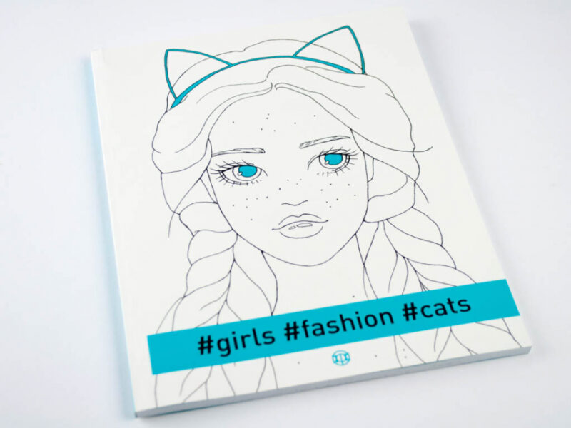 #girls#fashion#cats. Книги для дозвілля. Розмальовка Жорж Z101030У (9786177579204) (289621) - Зображення 2