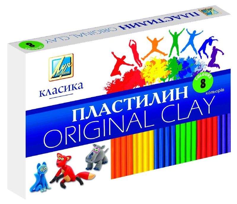 Пластилін класика 8 кольорів (223108)