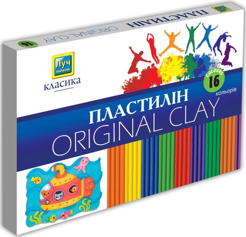 Пластилін Класика 16 кольорів (230729)