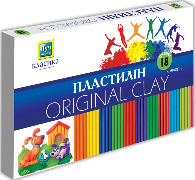 Пластилін Класика 18 кольорів (230765)