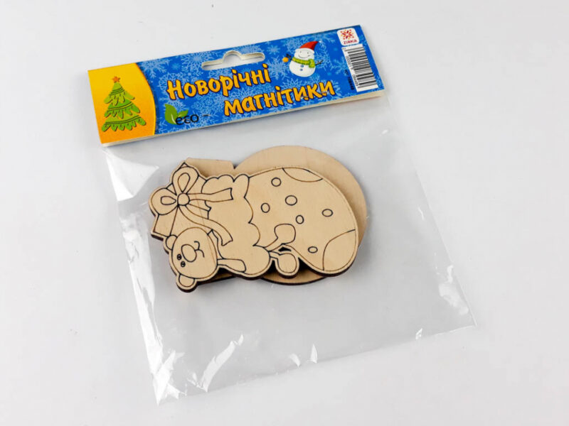 Новорічні магнітики (2шт) Зірка 108448 (2000001084489) (302534) - Зображення 2