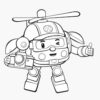 Robocar Poli: Розмальовка Полі та друзі (у) ред.тв. (303768) - Зображення 4