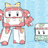 Robocar Poli (водна розмальовка): У місті друзів (у) (303757) - Зображення 3