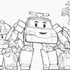 Robocar Poli (водна розмальовка): У місті друзів (у) (303757) - Зображення 4