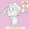 Robocar Poli: Розмальовка Ембер та її друзі (у) (262702) - Зображення 3