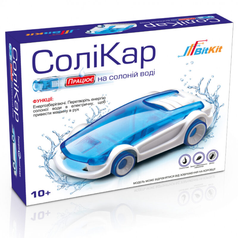СоліКар. Конструктор автомобіль на енегріі солоної води BitKit 233 (4820207390102) (312121)