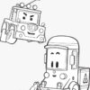Розмальовка Робокар Полі. Розфарбуй за цифрами. Нове завдання! Robocar Poli (Укр) Ранок Л601052У (9786170945969) (341823) - Зображення 2