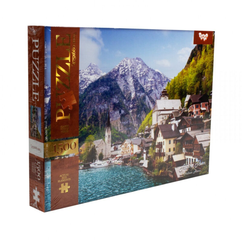 Пазли "Альпійське містечко, Австрія" 1500 елементів Danko Toys C1500-03-06 (4823102800424) (400710)