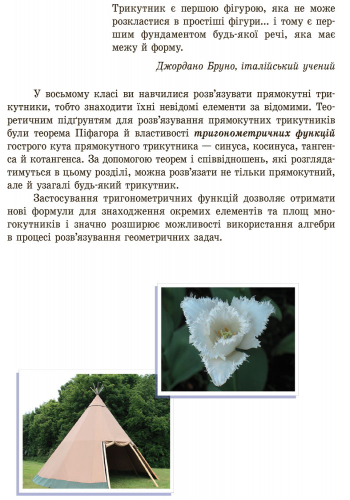 Геометрія. Підручник для 9 кл. ЗНЗ. ГОСЗАКАЗ - Зображення 7