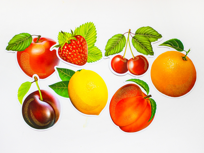 Набір прикрас із блискітками.Фрукти(ред.) - Зображення 3