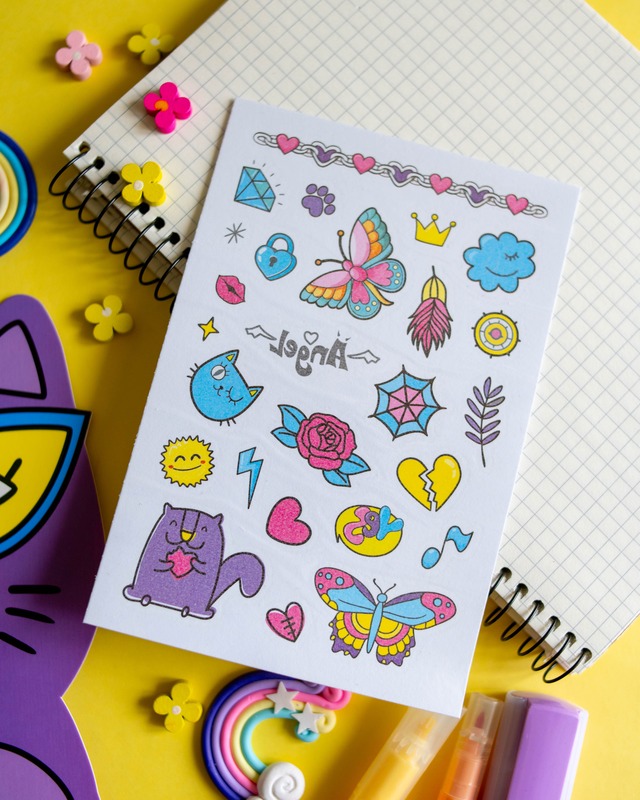 Тимчасові тату для старших дівчаток - Зображення 6