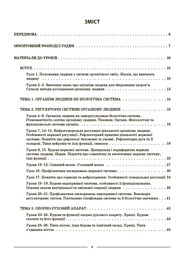 Біологія. 8 клас. Мій конспект. Матеріали до уроків. БЛР003 - Зображення 2