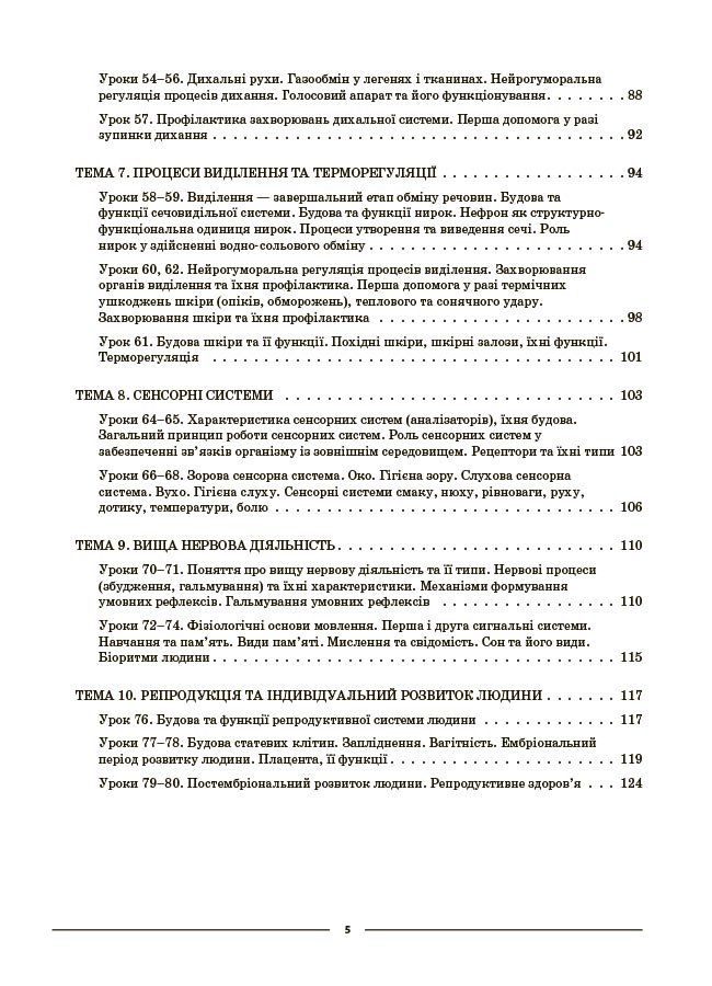 Біологія. 8 клас. Мій конспект. Матеріали до уроків. БЛР003 - Зображення 4