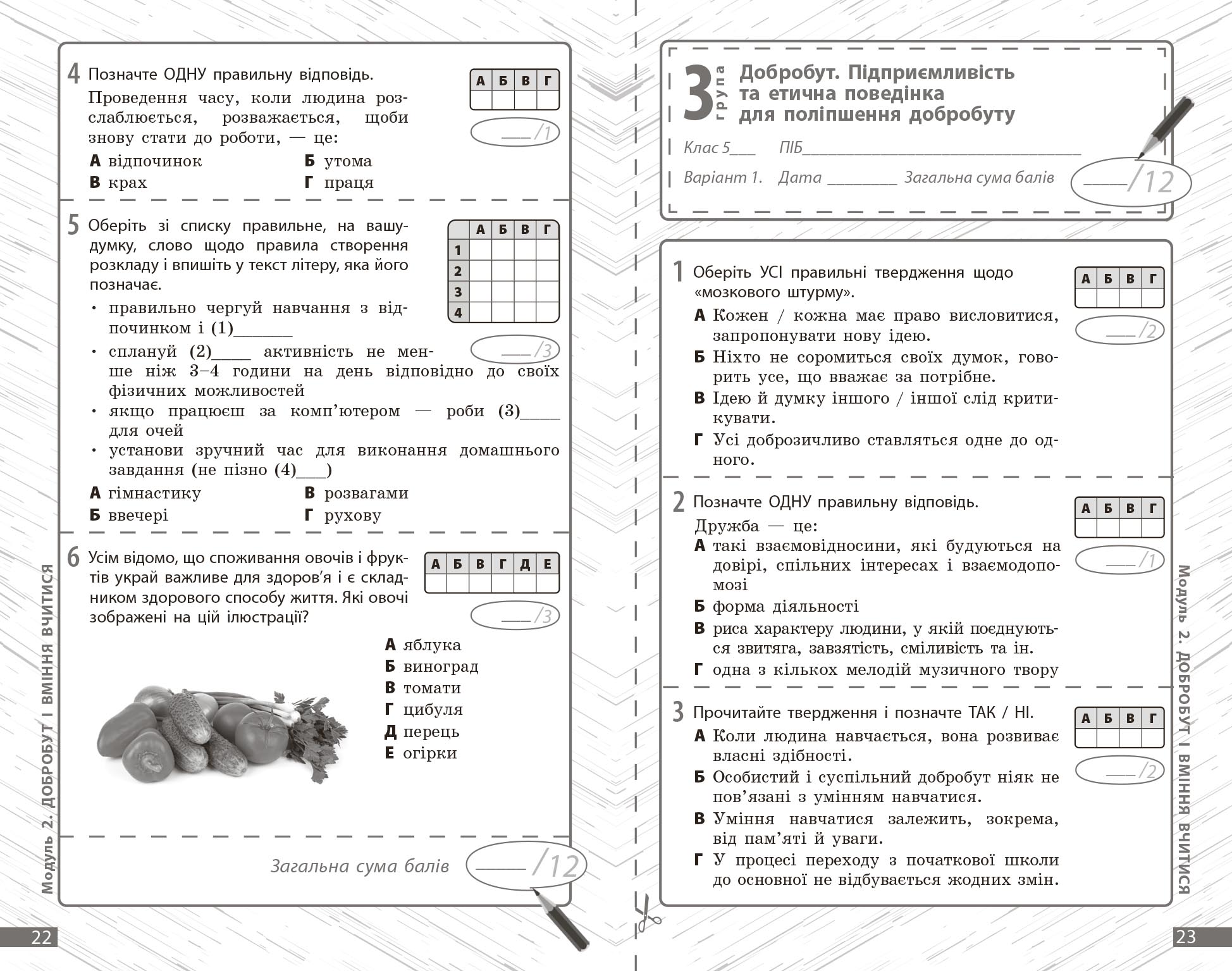 Здоров'я, безпека та добробут. 5 кл : поточне та підсумкове оцінювання за групами результатів - Зображення 5