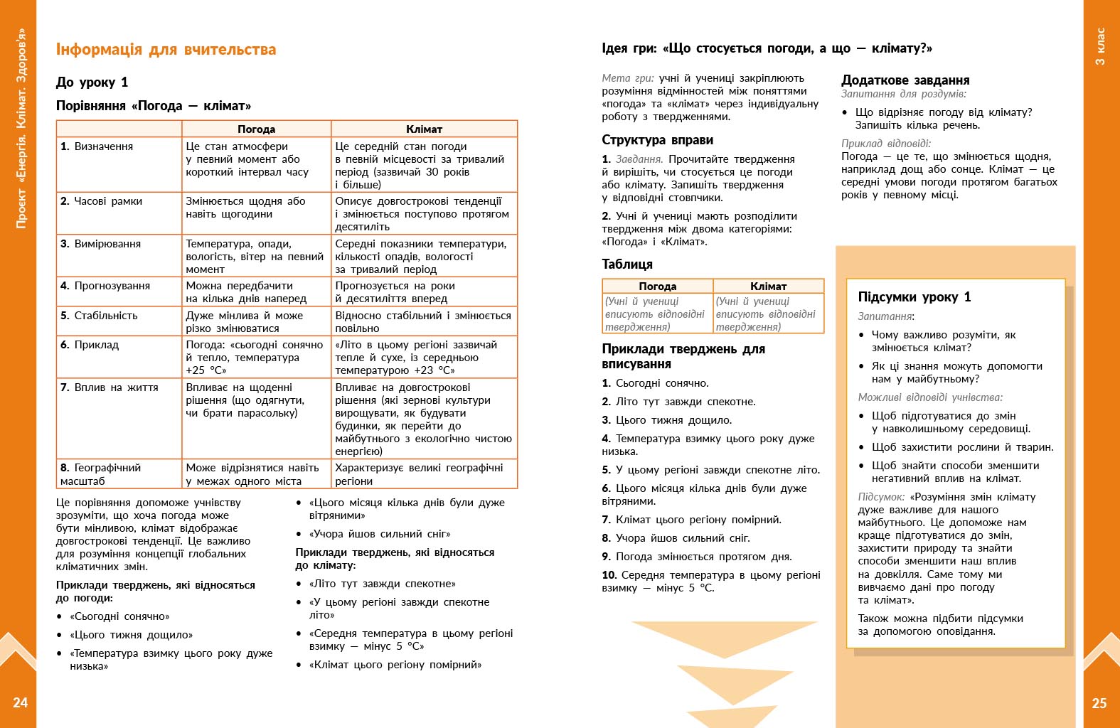 STEM-старт. 1–4 класи. Методичний посібник. Проєкт Енергія. Клімат. Здоров'я - Зображення 8